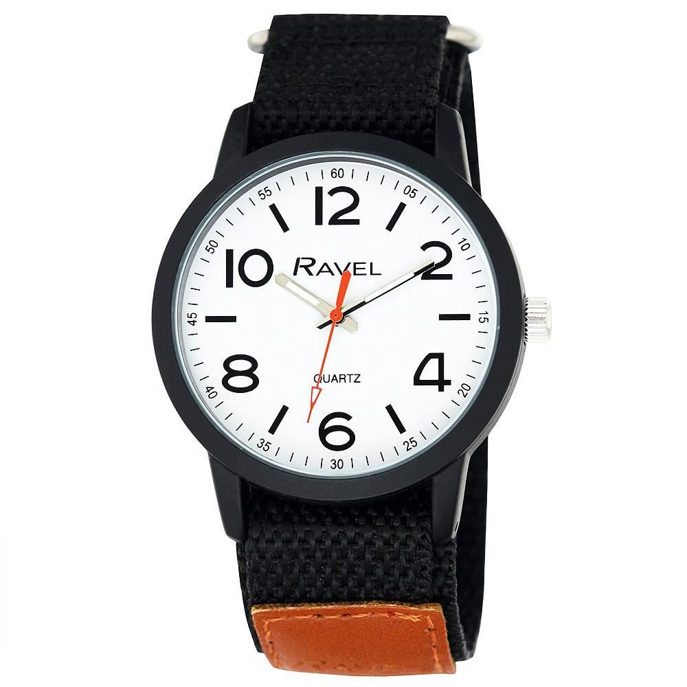 Bold Arabic Dial Ravel Mens Velcro Sports Watch - High Quality & Fast Fit Action - R1601.64.13