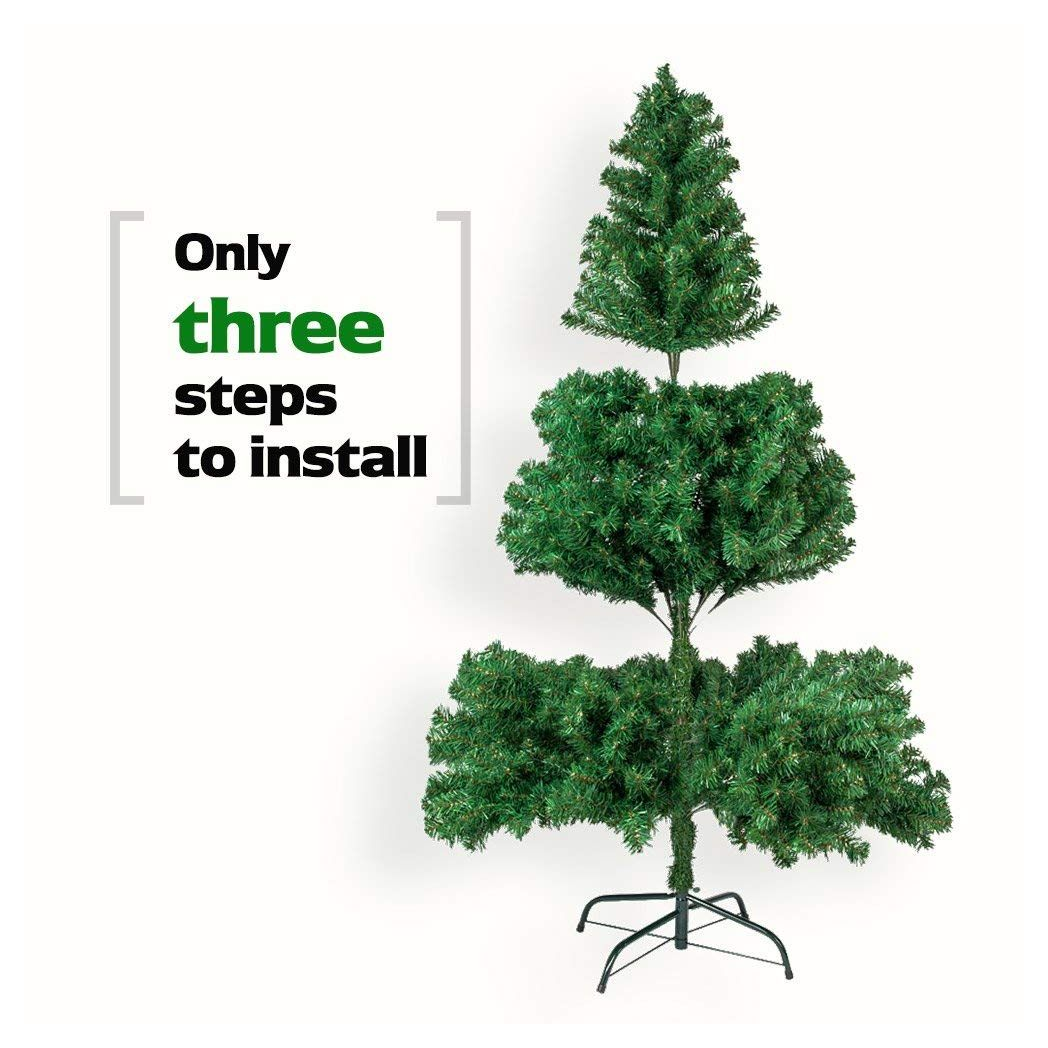 5.5ft 850 Branch Christmas Tree PVC Artificial