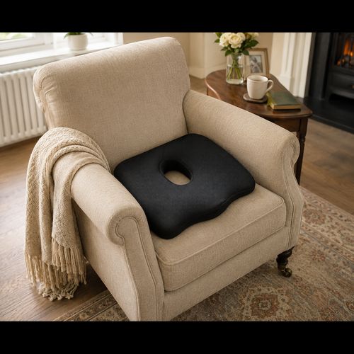 Coccyx Seat Cushion ideal those who suffer from lower back pain.