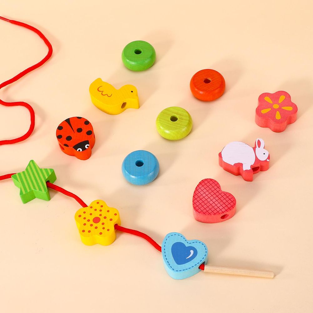 SOKA First Threading Set: Colorful Blocks for Learning & Fun