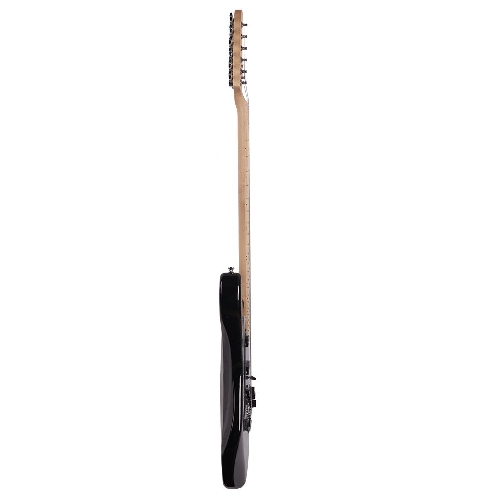 Glarry GST Stylish Electric Guitar Kit with Black Pickguard Black
