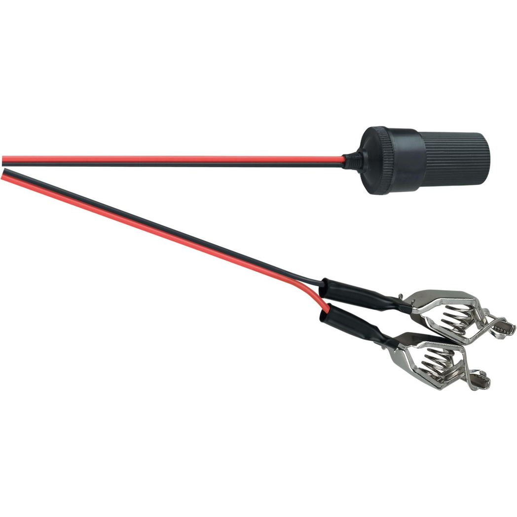 Electovision Crocodile Clips to Cigar Socket Power Lead 12V 0.6m Product code:B036