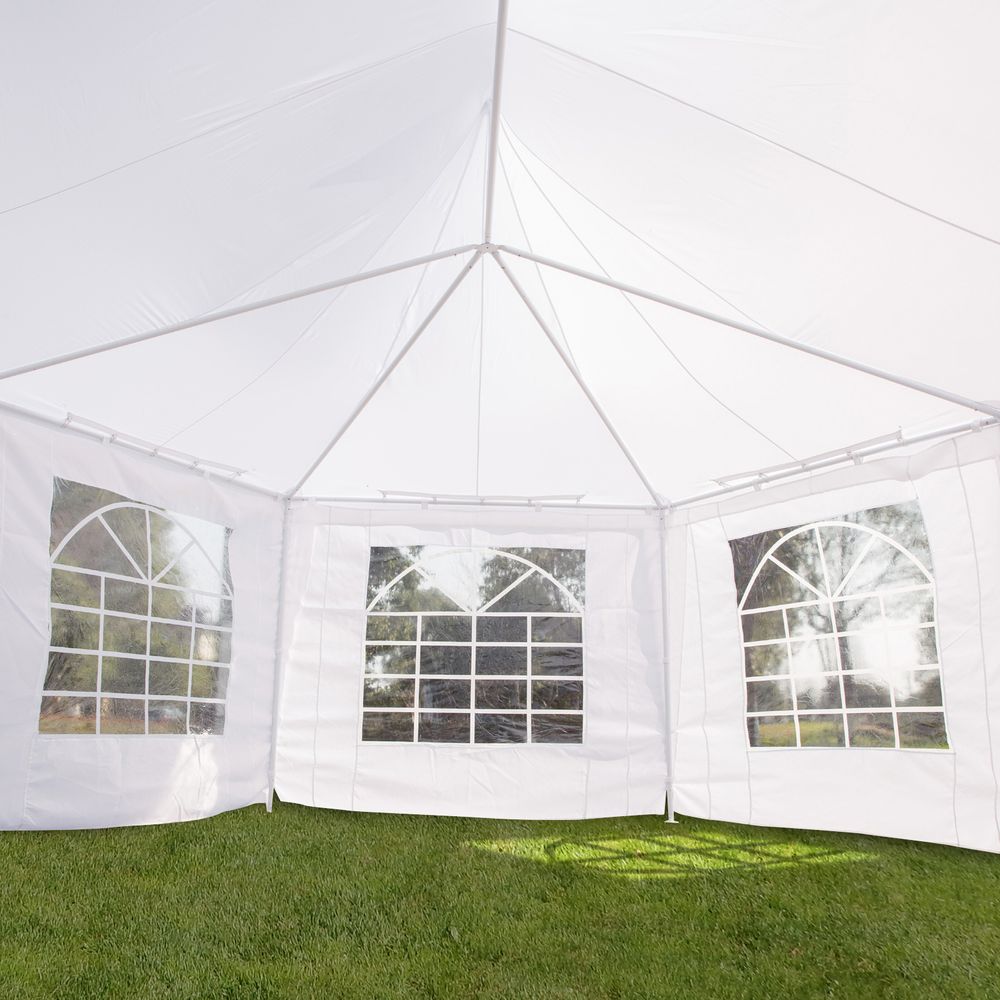 Extra Large Octagonal Party Tent - 6.8m x 5m - High Quality & Waterproof - Ideal for Weddings and Events