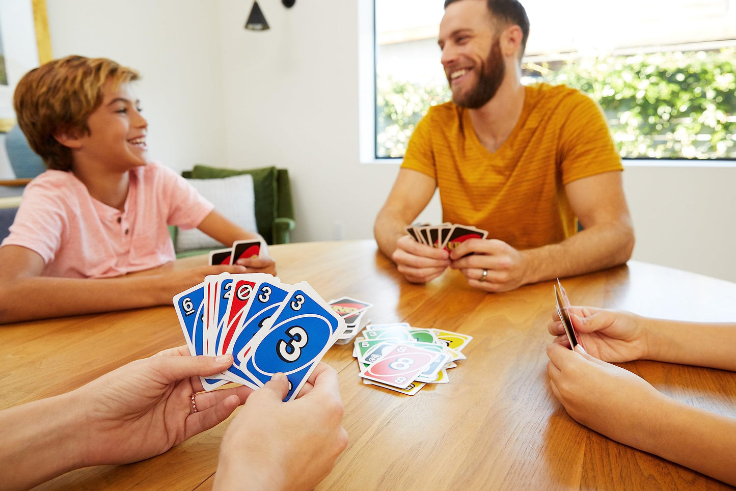UNO Classic Color & Number Matching Card Game – 112 Cards, Customizable Wild, Swap Hands | Mattel W2087