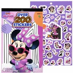 UPD Minnie Bowtique Foil Cover Sticker Pad – 4 Sheets, 200+ Stickers
