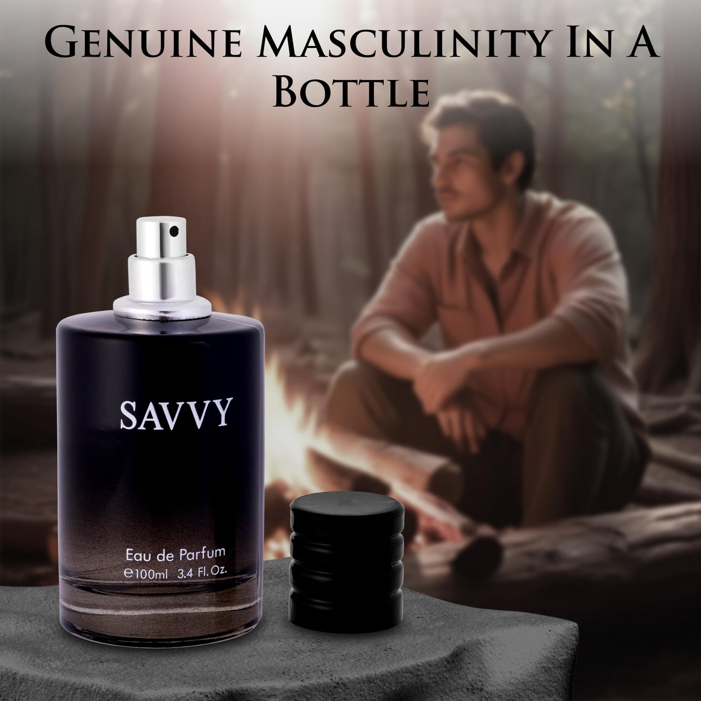 URBAN COLLECTION Savvy for Men Eau de Parfum – Bergamot, Pepper & Vanilla, 100 ml