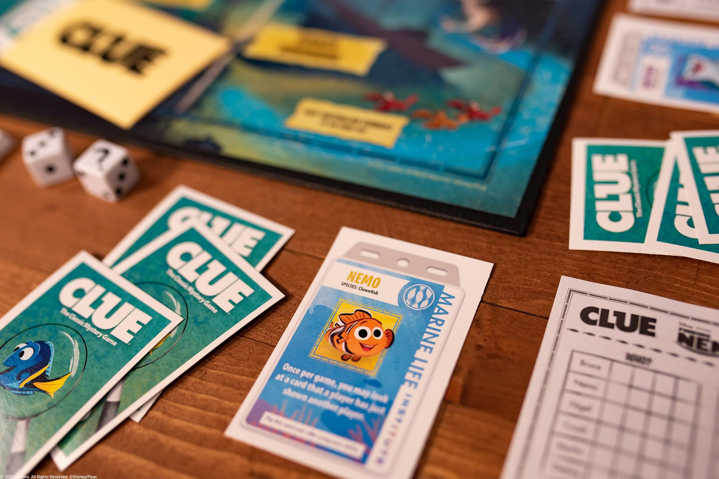 CLUE: Finding Nemo | USAOPOLY Officially-Licensed Family Mystery Game