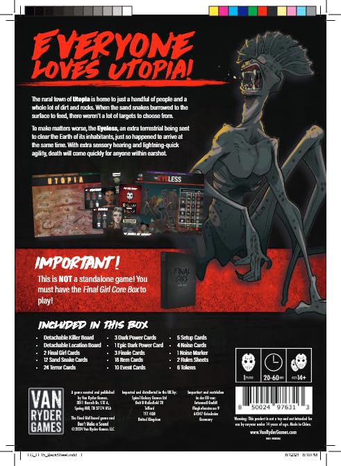 Van Ryder Games – Final Girl: Don’t Make a Sound | Feature Film Box (1 Player, 20-60 Minutes)