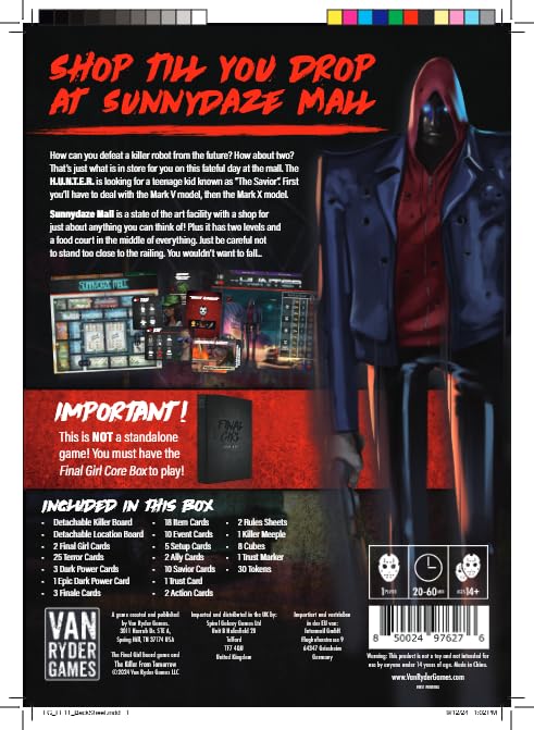 Van Ryder Games Final Girl: The Killer From Tomorrow – Feature Film Box (1 Player, 20–60 Min) – Core Box Required