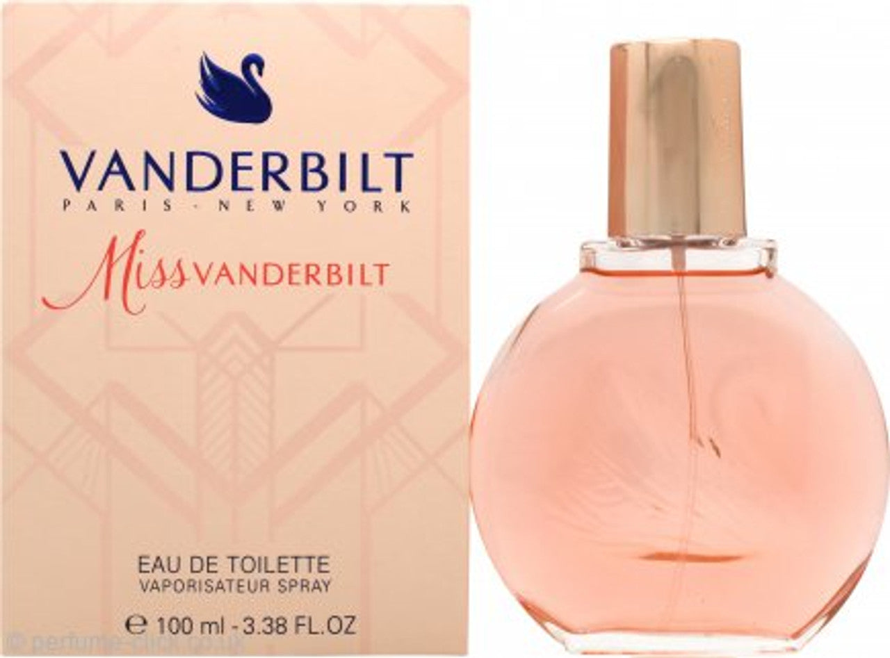 Gloria Vanderbilt Miss Vanderbilt Eau de Toilette 100ml Spray Women's Fragrance