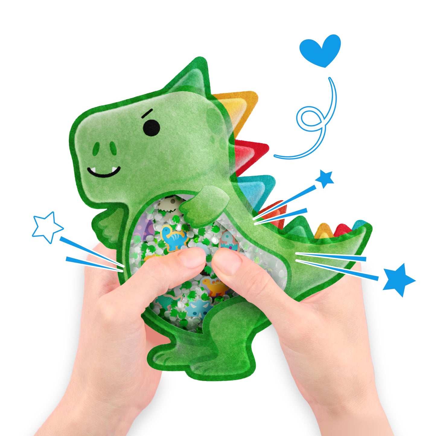 Vango BIZYBOO - Original Seek & Find Plush (Spike) for Kids 2+