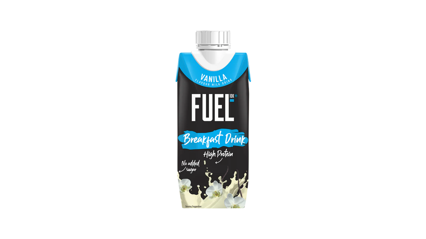 8 x Fuel10k Breakfast Drink Vanilla - 330ML
