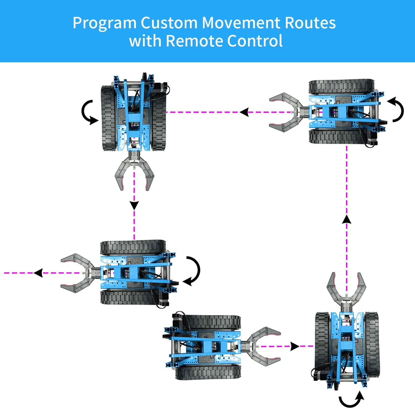 VANLINNY 4-DOF Robotic Arm Kit for Kids 8+ | STEM Building Toy & Programmable Arm