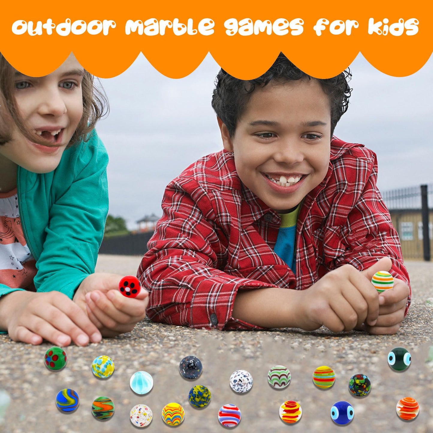VEALIZUU 20 PCS Glass Marbles for Kids | Marble Run Accessories & Home Decor Bulk
