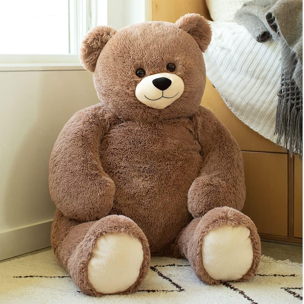 Vermont Teddy Bear Giant Teddy Bear - 4-Foot Plush from Giant Cuddle Collection | USA Crafted