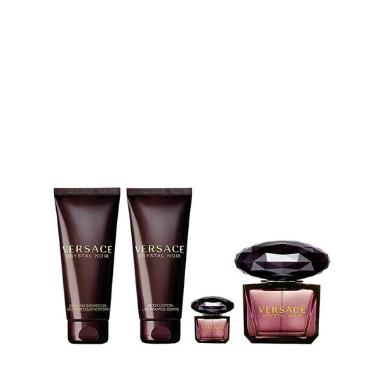 Versace Crystal Noir Gift Set 50ml EDP + 50ml Body Lotion + 50ml Shower Gel