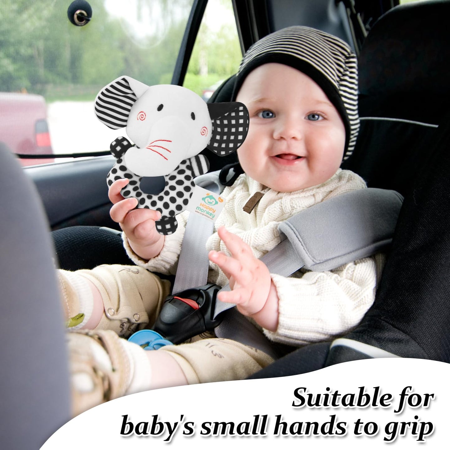 VIESMUMU High-Contrast Baby Toys for Newborns — Black & White Development Set