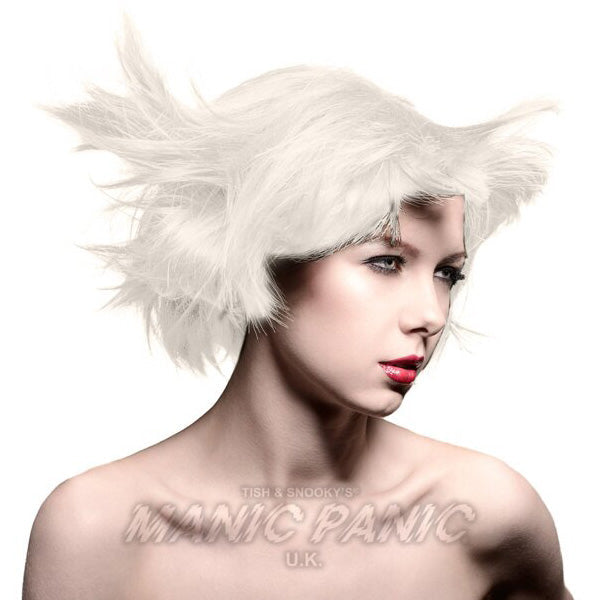 Manic Panic Semi-Permanent Hair Color Cream | Virgin Snow Toning Formula for Bleached & Platinum Blonde Hair 118ml