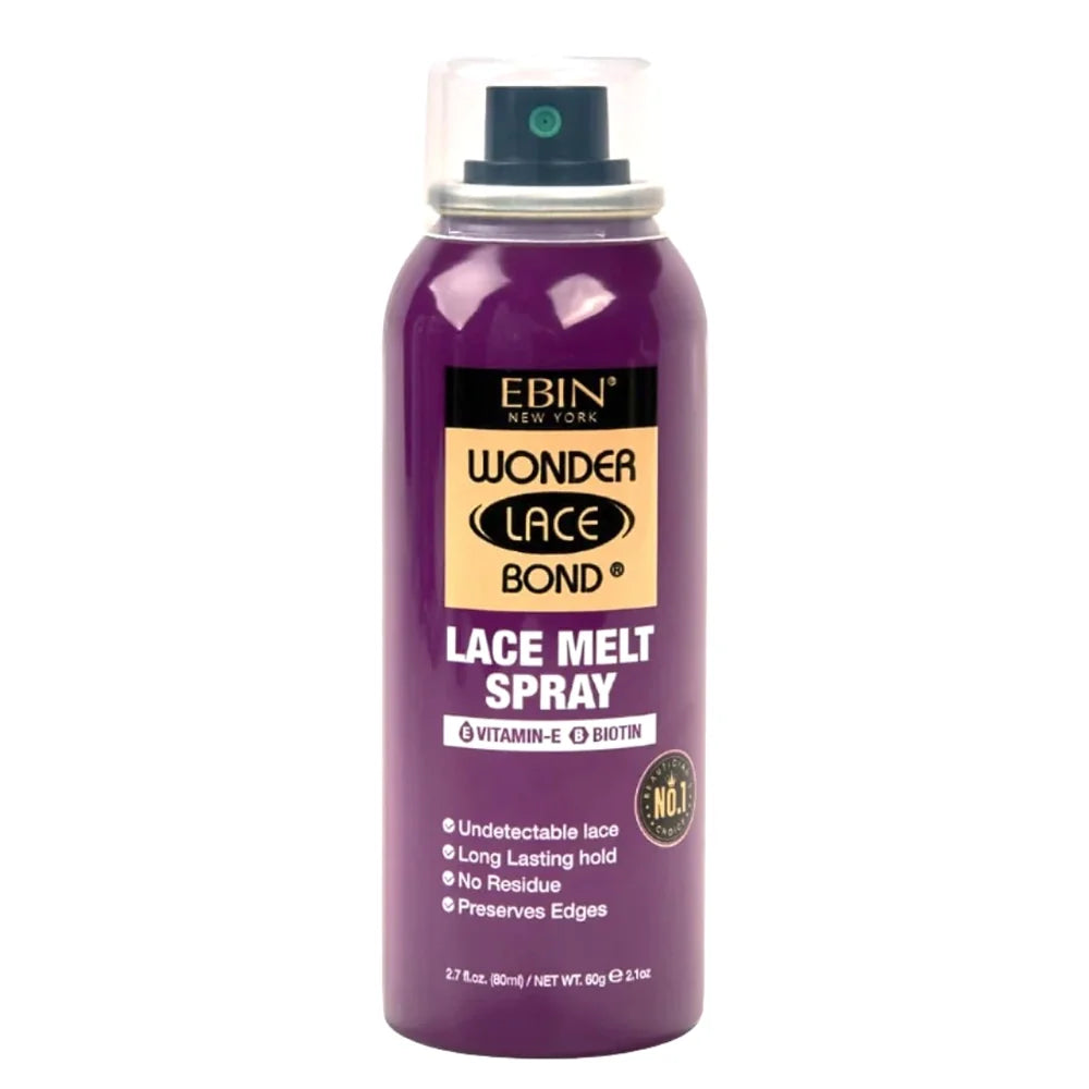Ebin Wonder Lace Bond Lace Melt Spray | Vitamin E | 2.1 oz