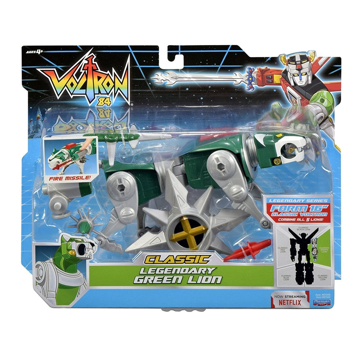 Voltron Classic Green Lion Action Figure – 16-Inch Combiner