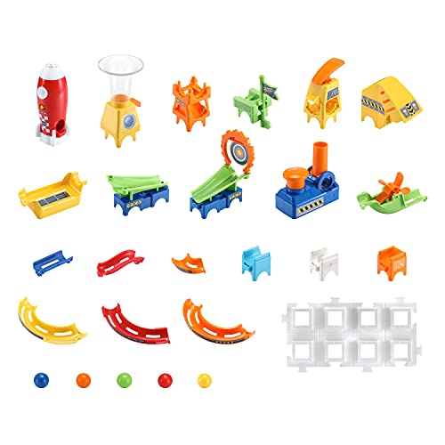 VTech Marble Rush Launchpad Set – 89-Piece Marble Run & STEM Building Kit | Ages 4+