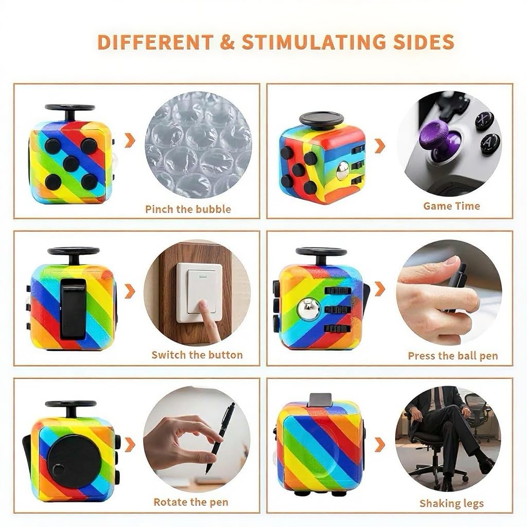 VYOTP Infinity Cube Fidget Toy — Anxiety Relief, Focus & Sensory Play