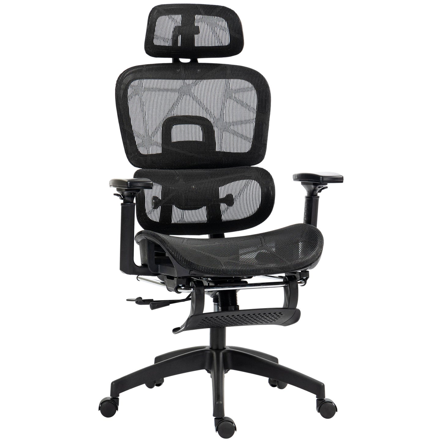 HOMCOM Ergonomic Office Chair Swivel Computer Chair with 3D Armrest