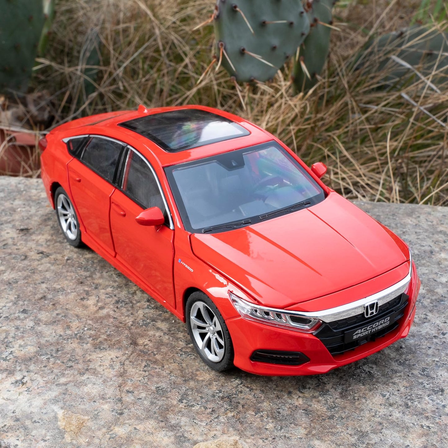 WAKAKAC 1:24 Accord Toy Car – Pull-Back Diecast with Lights & Sounds
