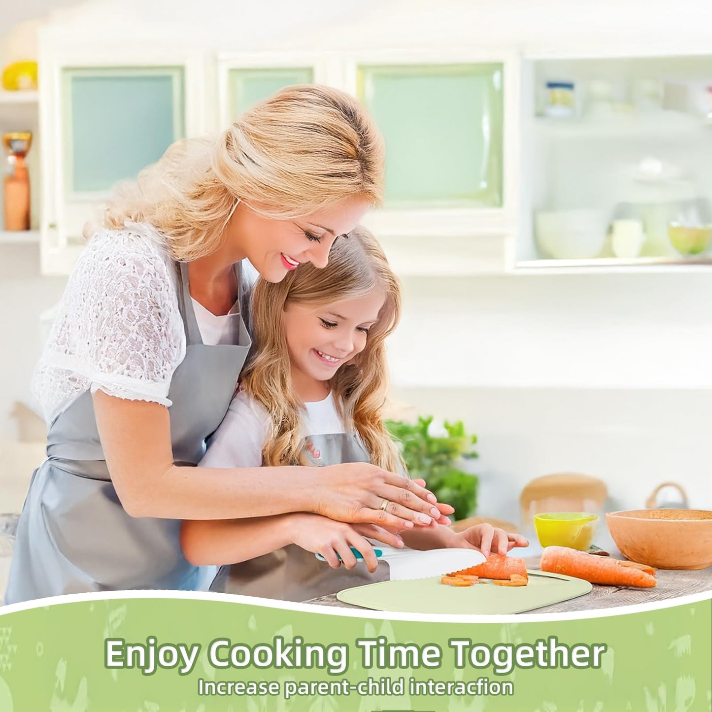 WALAWALA 4PCS Kids Knife Set – Safe BPA-Free Kitchen Knives for Real Cooking