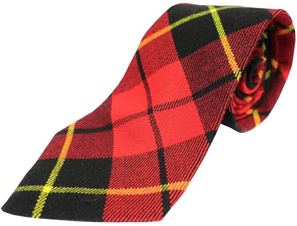 Wallace Men's Traditional Scottish Acrylic Wool Tartan Tie