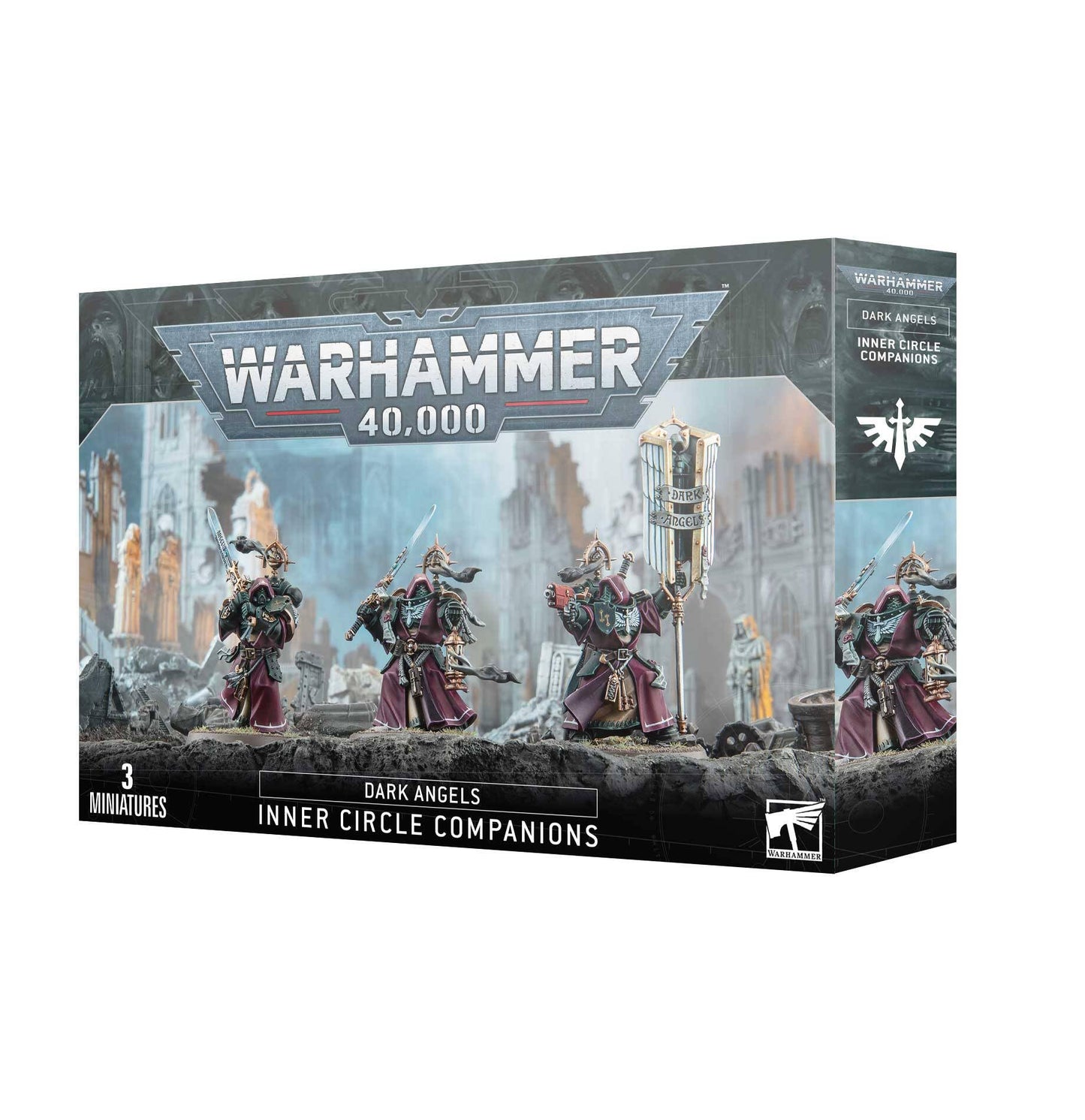 Warhammer 40,000 Dark Angels: Inner Circle Companions, Black | Highly Detailed Plastic Miniatures | Games Workshop