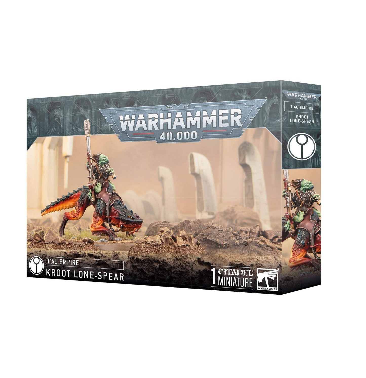 Warhammer 40,000 Kroot Lone-Spear – T'au Empire Outrider | 35-Component Plastic Kit