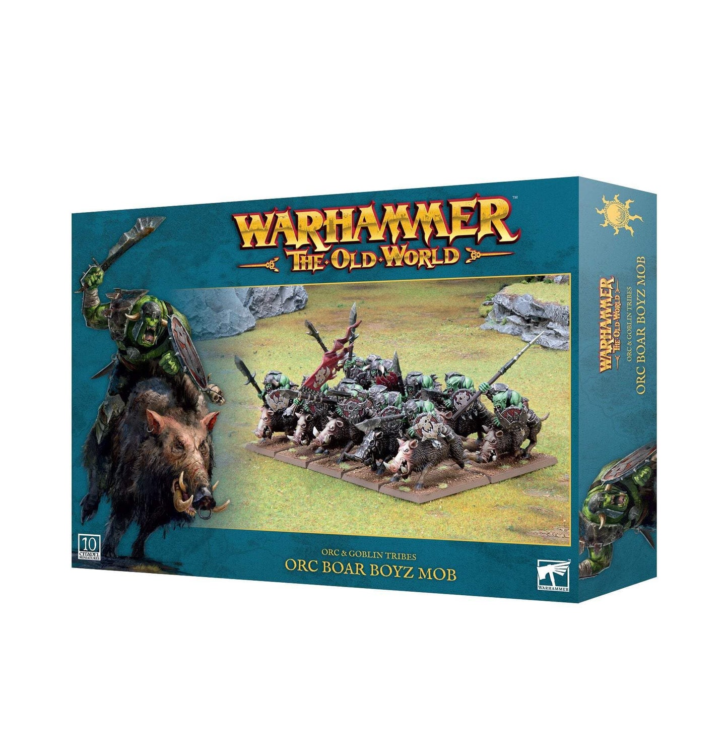Warhammer The Old World Orc Boar Boyz Mob | 10 Heavy Cavalry