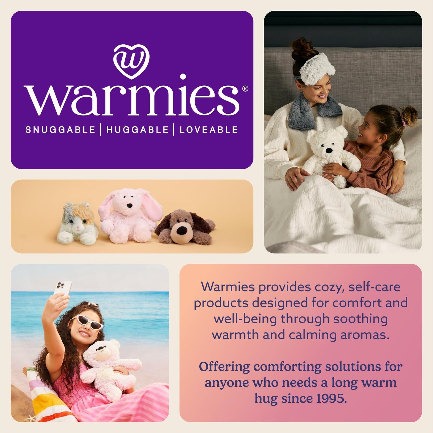 Warmies Sloth – Microwavable, Weighted Plush for Warmth & Comfort