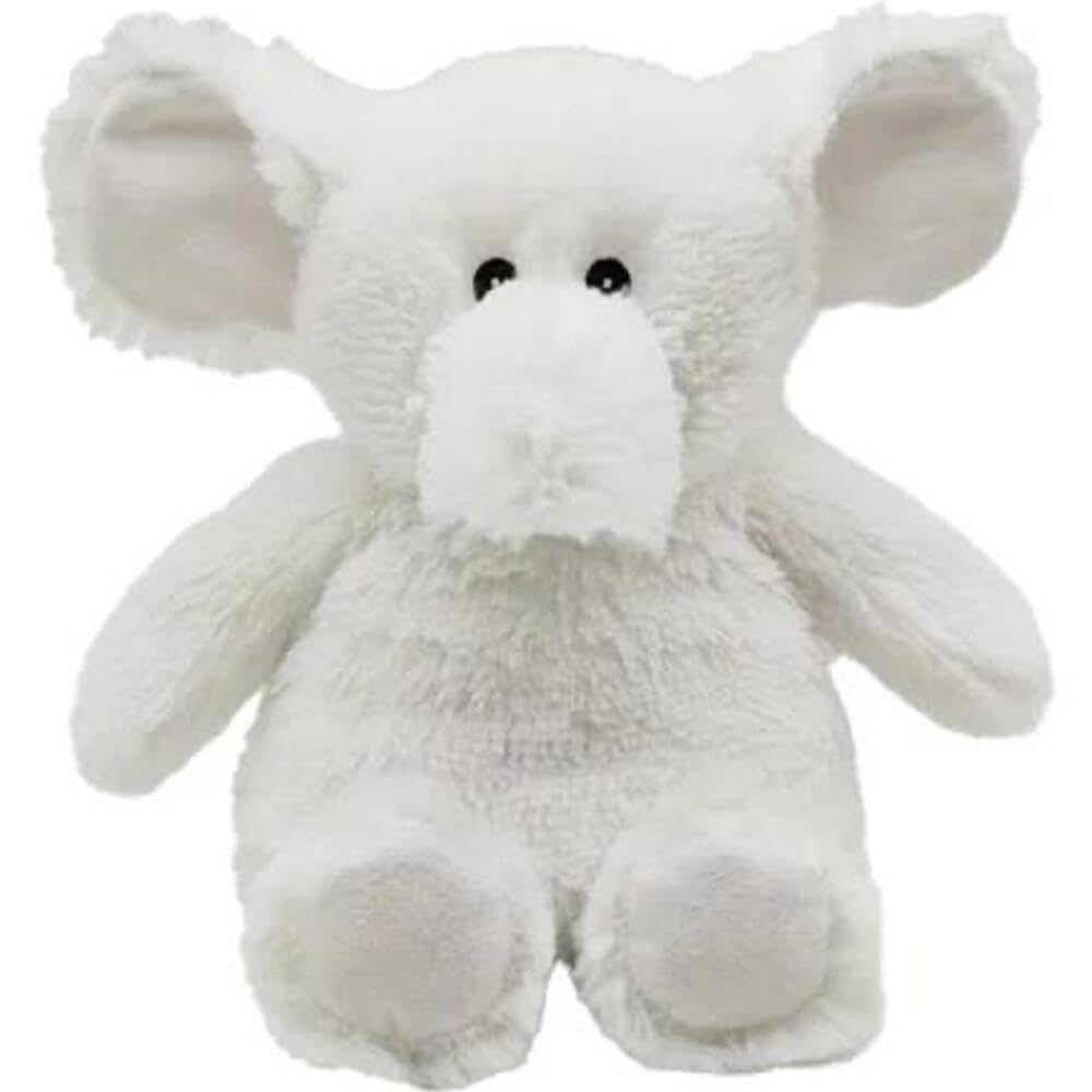Warmies White Elephant Plush – Microwaveable Lavender Scented Cozy Plush Toy