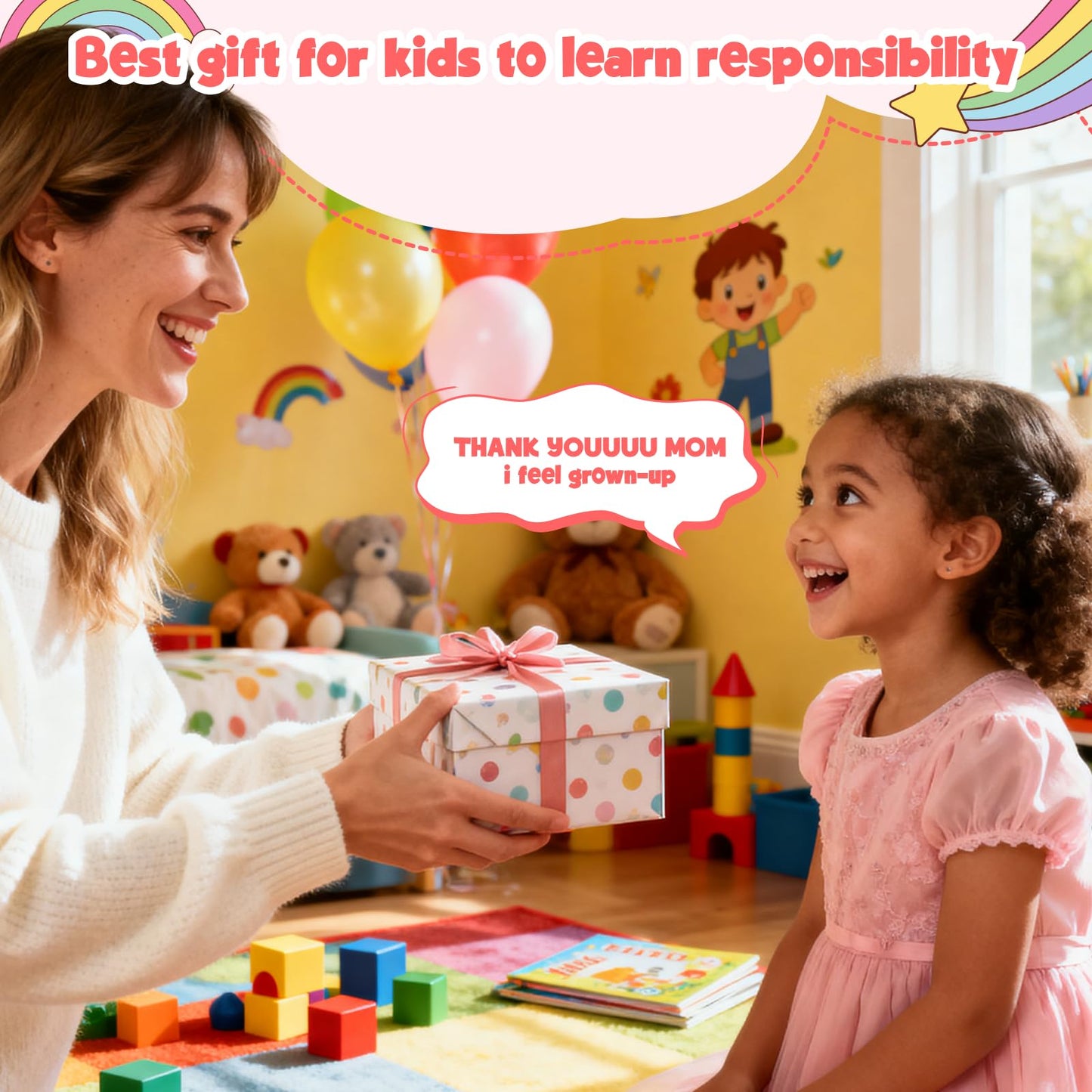 WARWARS Kids Smart Phone for Girls – Dual Camera Learning Toy with Games, Music & Parental Controls