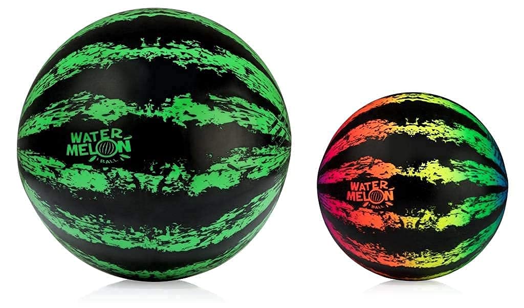 Watermelon Ball Pool Toys – Family Swim Games (2 Pack, 6.5-inch & 9-inch)