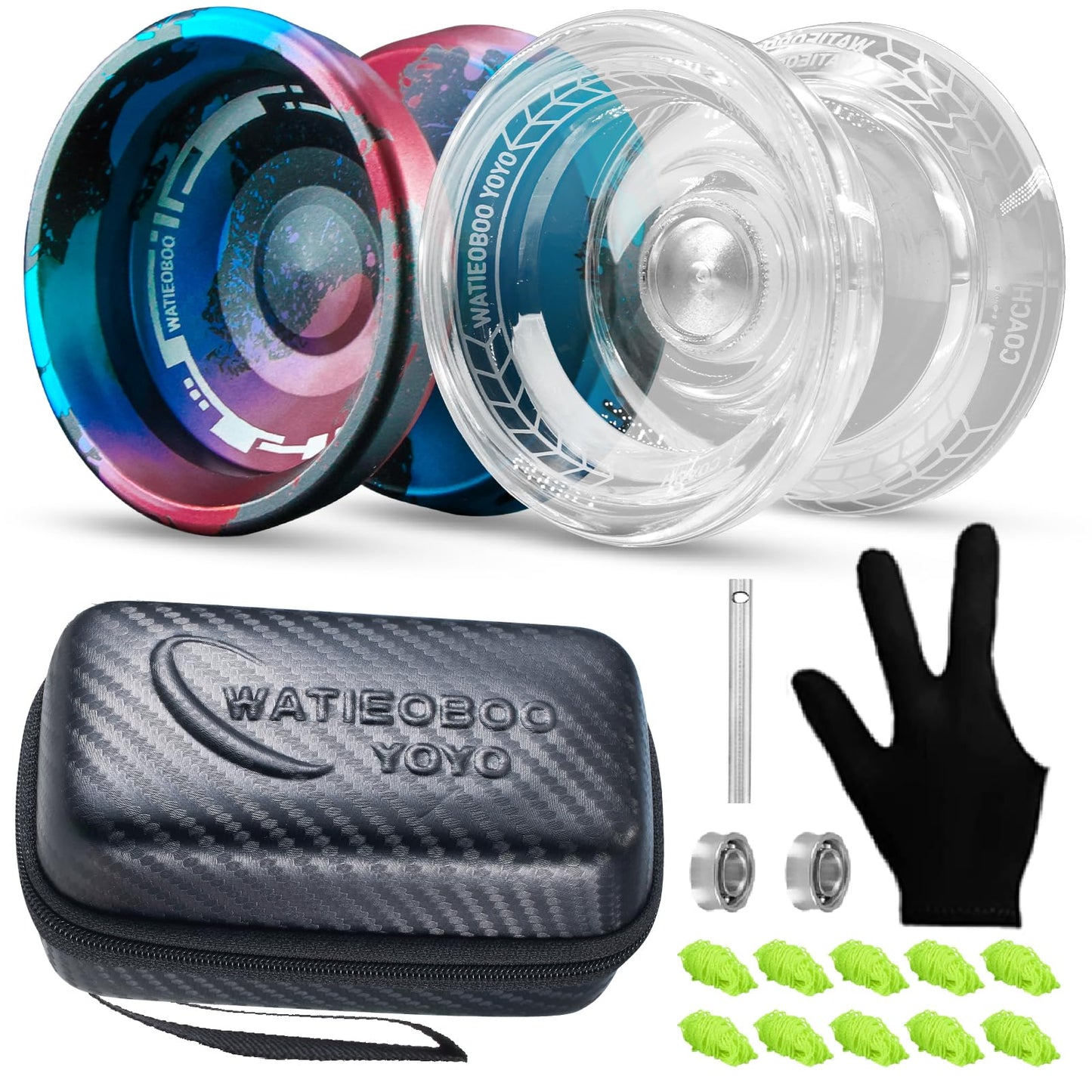 WATIEOBOOYOYO P02+M18 YoYo Perfect Set – Dual-Mode Reactive & Non-Reactive, Beginner to Pro