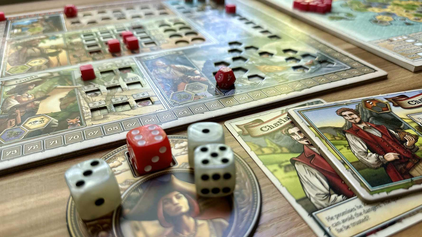 Wayfarer Games - A Wayfarer's Tale: Strategic Map-Based Board Game for 1–4