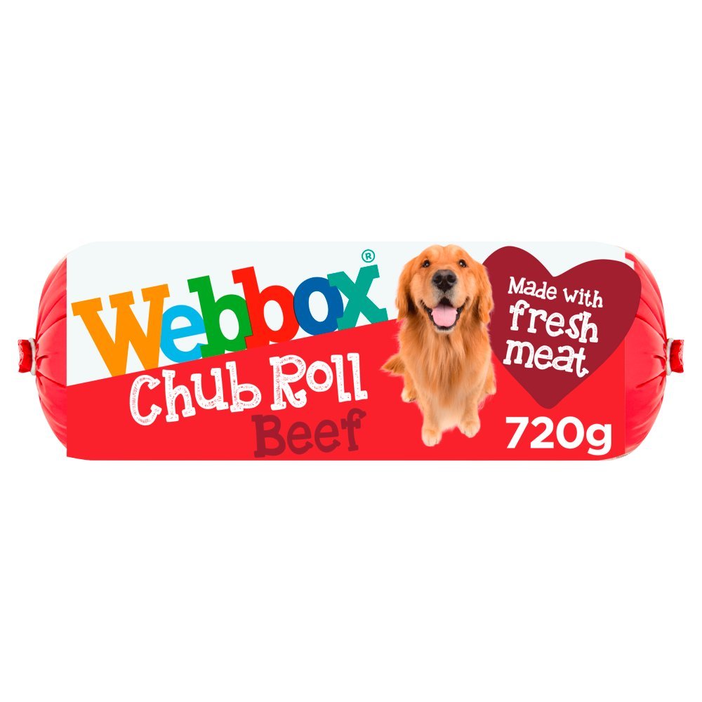 Webbox Chub Roll Beef Flavour 1-7 Years 720g (Case of 15)