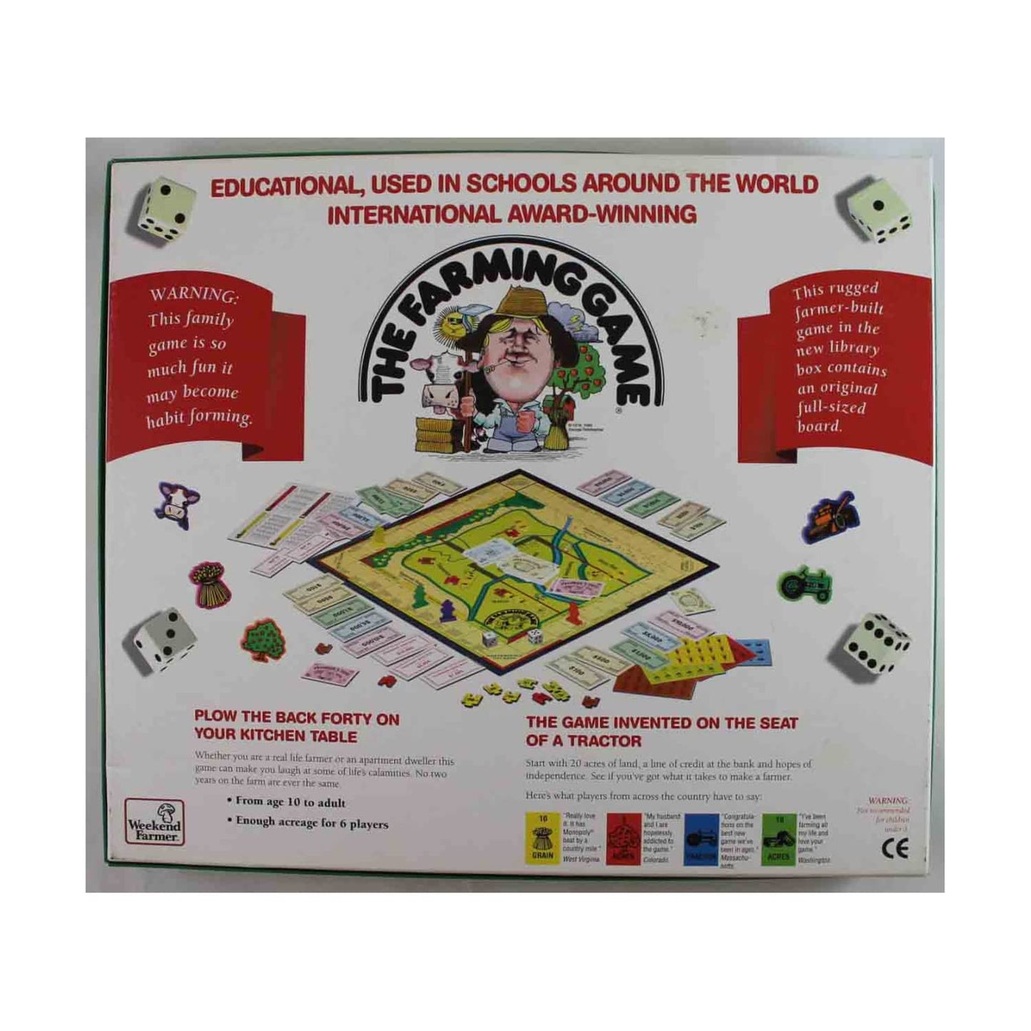 Weekend Farmer The Farming Game – 20th Anniversary Edition | Family Board Game