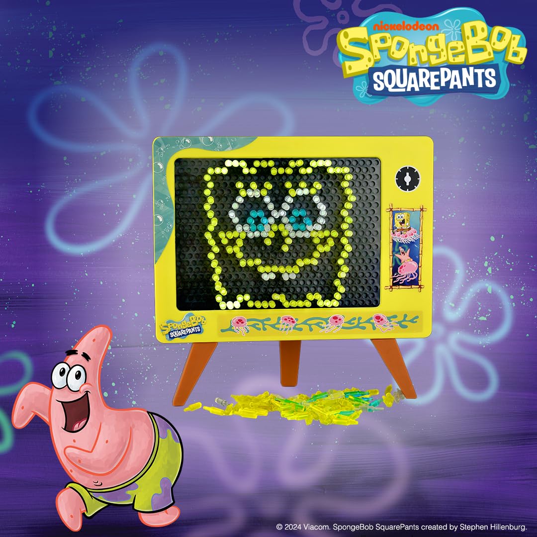 Well Played Spongebob Light Board – Interactive Kids Toy for Creative, Constructive Play (Ages 6+)