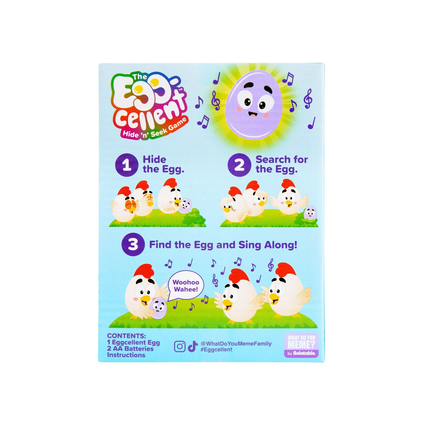 Eggcellent by Relatable — Kid-Friendly Hide & Seek Toy for Toddlers 3+