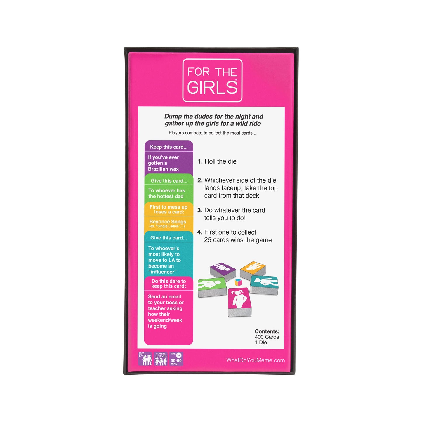 WHAT DO YOU MEME? The Girls Card Game by Relatable | Galentines & Friends, 400 Cards