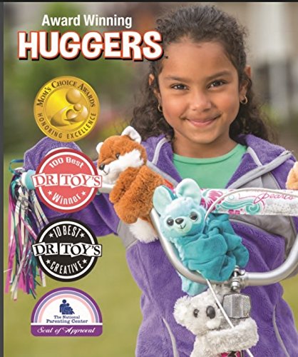 Wild Republic Huggers Snow Leopard Plush Toy with Slap Bracelet – 8 Inches