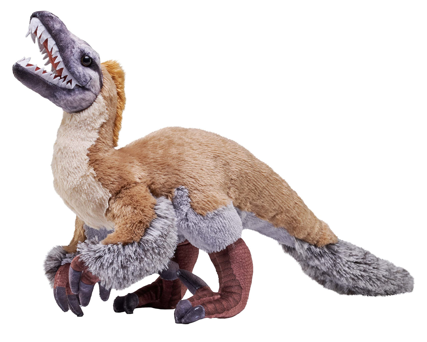 Wild Republic Artist Collection Velociraptor Plush — 15-Inch, Eco-Friendly Recycled Fill