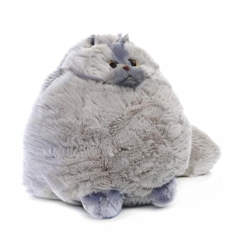Winsterch Gray Stuffed Cat Plush – 10-Inch Cute Soft Plush Toy for Kids