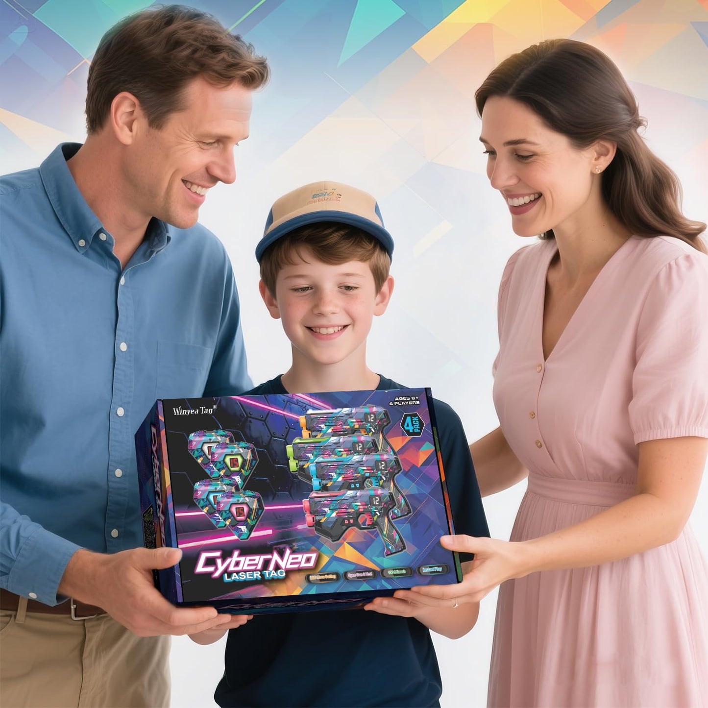Winyea Tag Laser Tag Guns – 4-Pack for Kids, Teens & Adults