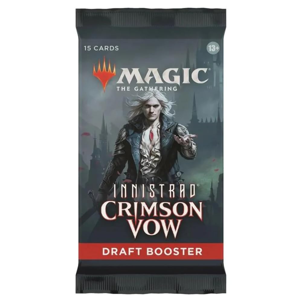 Magic The Gathering Innistrad Crimson Vow Draft Booster Packet – Multicoloured | Wizards of the Coast