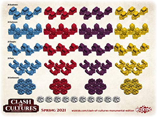 Clash of Cultures: Monumental Edition – WizKids Board Game